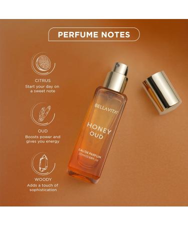 Luxury Honey Oud Unisex Eau De Parfum with Bergamot Patchouli Vanilla|Premium Long Lasting Sweet & Spicy Fragrance for Men & Women 20ML - Buy Online on GoSupps.com