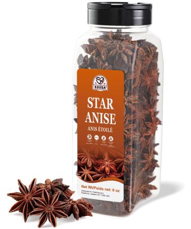 52USA Anis toil 170 1 g Gousses d'anis toil s ch es enti res en bouteille pices aromatiques pour la cuisine la p tisserie et le th