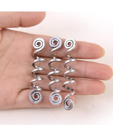 Viking Hair Beads Spiral Coils - Beard and Dreadlock Jewelry Accessories - Buy Online on GoSupps.com