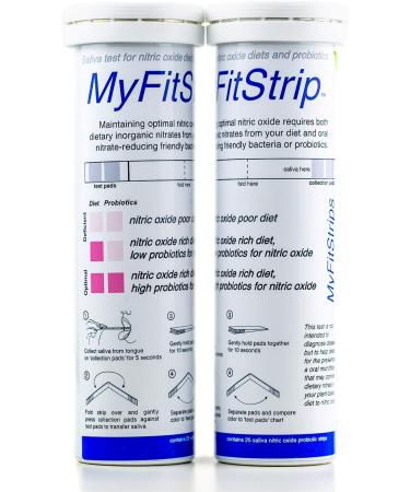 Buy Nitric Oxide Test Strips - 25 Self Care Saliva Tests | Prebiotic Nitrate & Biomarker Tracking by MyFitStrip - International Shipping - Buy Online on GoSupps.com