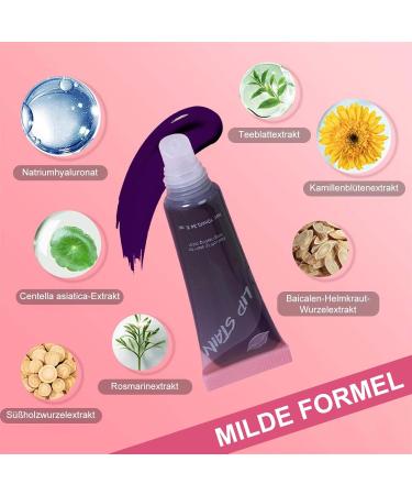 ARCHIDATE Lip Stain Peel Off Set of 3 Water Resistant Long Lasting Highly Pigmented Peel Off Matte Finish Transfer Prevention Lip Tint Peel Off with Moisturizing Sodium Hyaluronate - Buy Online on GoSupps.com