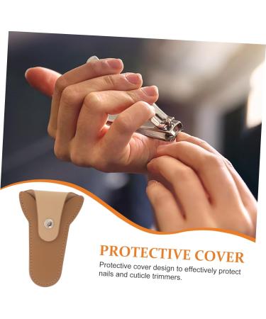 POPETPOP Nail Clipper Protective Cover Nail Clipper Protective Cover Nail Clipper Protective Cover Grooming Scissor Holder Cuticle Bag Nail Protector Dead Pedicure Leather Container - Buy Online on GoSupps.com