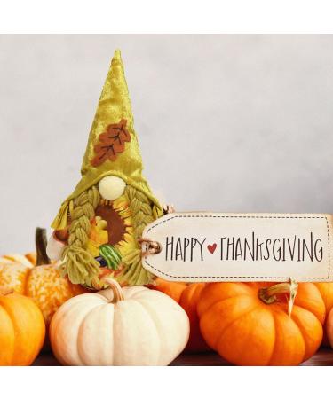 Thanksgiving Gnome | Soft Faceless Doll with Sunflower - Sunflower Doll Decoration for Luck Fall Harvest Celebration Festival Thanksgiving Day Kot-au - Buy Online on GoSupps.com