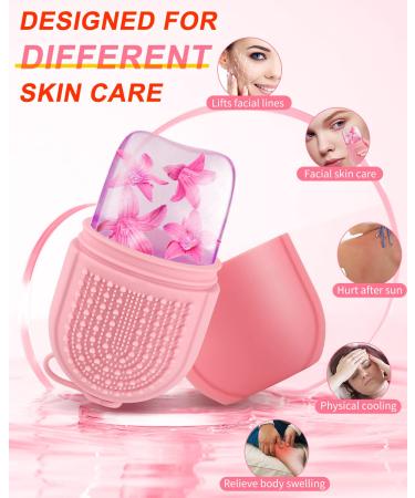 MYSEXY Pink Ice Roller for Face & Eye Beauty - Puffiness Relief, Skin Massage & Pore Shrinkage | Facial Ice Rollers Mold for Fine Lines Removal - Skin Care Tool for Brightening & Lubricating - Buy Online on GoSupps.com