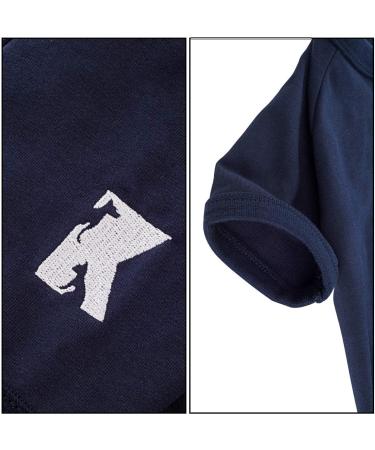 Koneseve Dog Shirts 2-Pack Blue & Red 2XL | Breathable Cotton Puppy Clothes for Small to Large Dogs | Adorable Fashion Apparel for Pets - Buy Online on GoSupps.com