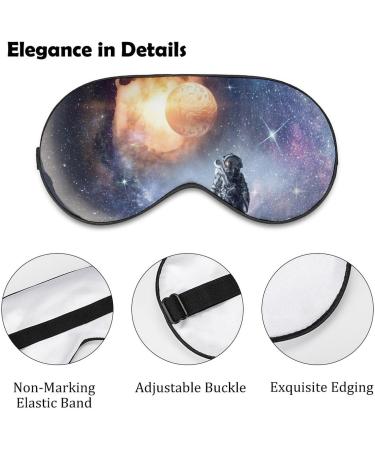 Space Hole Astronaut Sleep Mask - Adjustable Eye Cover for Sleeping and Travel - Men and Women - Buy Online on GoSupps.com