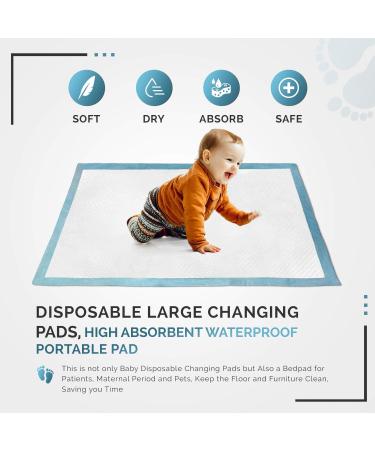 Large Waterproof Disposable Bed Pads for Babies & Toddlers - Incontinence & Baby Changing Mat for All Night Dryness - Buy Online on GoSupps.com