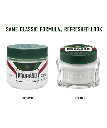 Proraso Men's Pre-Shave Conditioning Cream - Menthol & Eucalyptus - 3.6 oz - Buy Online on GoSupps.com
