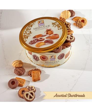 Matilde Vicenzi Minivoglie Shortbread Cookie Gift Tin - Italian Butter Cookies & Crispy Pastries | Fall Flavored Holiday Bakery Snacks - 17.6 oz - Buy Online on GoSupps.com