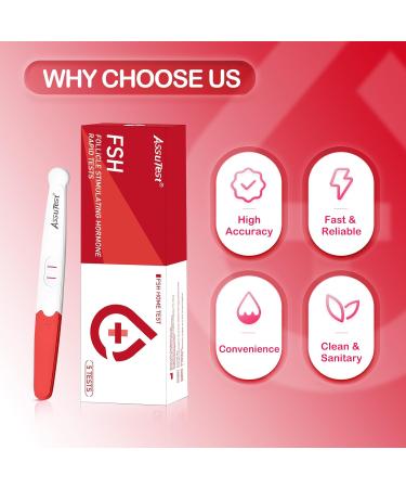 AssuTest Menopause Test Kit - Rapid Perimenopause Testing at Home | 5 Min Results | 5 Tests Included - Buy Online on GoSupps.com