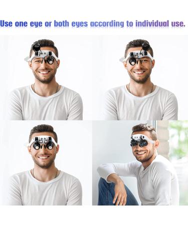 JUOIFIP Hands Free Head Magnifying Glasses with Light - 10X/15X/20X/25X Magnifier Set for Close Up Work - Buy Online on GoSupps.com