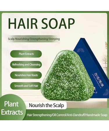  gifyym Hair Growth Shampoo Bar | Nature Seven Green Soap Shampoo | Solid Bar For Oily Hair Korean H ir Care Gentle H ir Cleansing & Strengthening For Women And Men - Buy Online on GoSupps.com