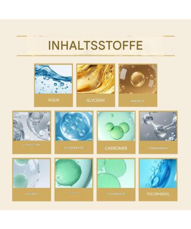  Generisch Firming eye cream - 50 ml - Natural eye care for firmer skin - Morning evening after sleep at home while traveling by plane - Under makeup for women and men - Buy Online on GoSupps.com