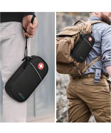 MEDMAX Insulin Cooler Travel Case with Ice Packs - Water Resistant Diabetic Medication Organizer Bag for Insulin Pen and Supplies (Black) - Buy Online on GoSupps.com