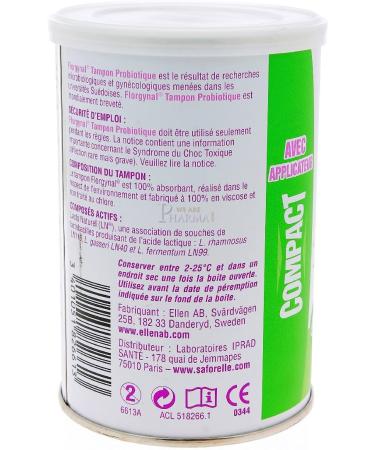 Saforelle Florgynal Compact Super Tampons - 9 Pack | Gentle & Effective Feminine Care | International Shipping Available - Buy Online on GoSupps.com