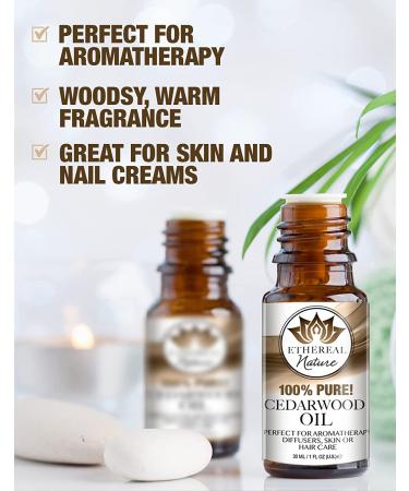 Ethereal Nature Cedar Oil - 100% Pure, 1.01 fl oz - Buy Online on GoSupps.com