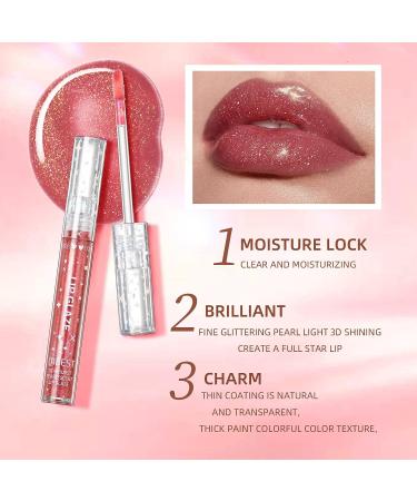 Aseawave Girls Lip Gloss Set - Shimmery Gloss for Teens & Women | Syrupy & Moisturizing | Long-lasting & Natural Beauty | Glossy Finish & Lip Glow - Buy Online on GoSupps.com