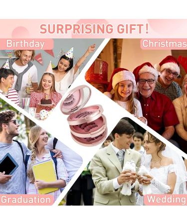 Magnetic Eyelashes Natural 8 Pairs 3d Magnetic Eyelashes Magnetic Magnet Natural Magnetized Lashes Waterproof Reusable Eyelash Generic Set Gift Box Thick - Buy Online on GoSupps.com