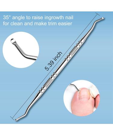 Ingrown Toenail Treatment Kit | Drops Softener & Double-Sided Pedicure Tool for Easy Care | Perfect Solution for Thick Nails & Nail Pain Relief - Buy Online on GoSupps.com
