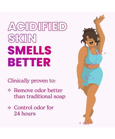 Lume Acidified Body Wash 5 Pack Mini Sampler - 24 Hour Odor Control, Moisturizing Formula, SLS & Paraben Free - Clean Tangerine Lavender Scent - Safe For Sensitive Skin - 1.5oz Tubes - Buy Online on GoSupps.com