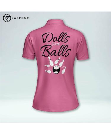 LASFOUR Personalized 3D Peace Love Bowling Tie Dye Shirt - Perfect Gift for Women Bowling Lovers - Buy Online on GoSupps.com