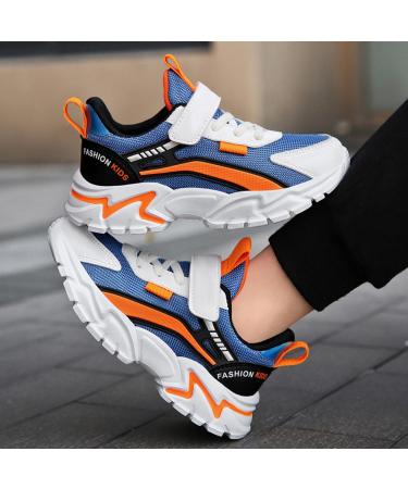 Buy Ayqyc Children's Sneakers - Breathable & Light Sports Shoes for Girls & Boys - Unisex Outdoor & Indoor Fitness Running Basketball Walking - Sapphire Blue EU Size 39 - Buy Online on GoSupps.com