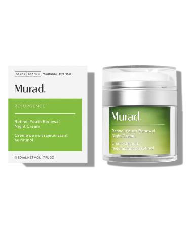 Murad Resurgence Retinol Youth Renewal | Anti-Aging Firming Face & Eye Serum Creams to Reduce Fine Lines and Wrinkles | Retinol Tri-Active Technology for All Skin Types Night Face Cream - Buy Online on GoSupps.com