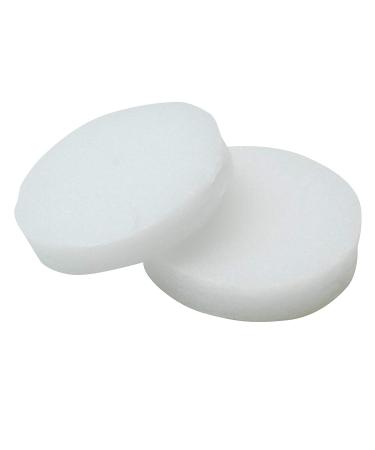 Jacent Round Exfoliating Facial Sponges - 3 Inch Diameter - 2 Counts per Pack - Gentle Face Cleansing - 1 Pack - Buy Online on GoSupps.com