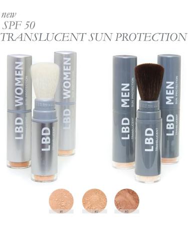 La Bella Donna Natural Mineral Waterproof SPF 50 Powder Sunscreen with Dispensing Brush - 5g (Light to Medium) - Buy Online on GoSupps.com