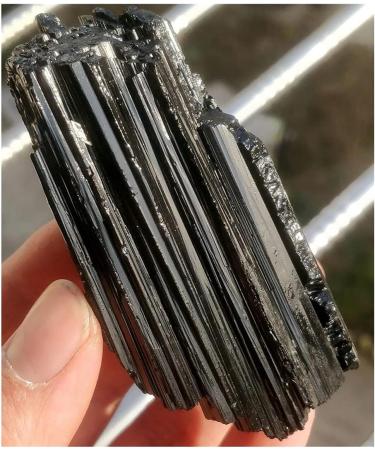Natural Crystal Rough 1 pc 50-280g Raw Black Tourmaline Rough Natural raw Stone for Decoration or Collection to Drive Out The Evil for Decoration Stone Generator (Size : 500g) - Buy Online on GoSupps.com