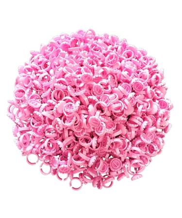 Lizusidtsy Glue Rings Lash Ring for Glue Lash Glue Ring Holder Blooming Eyelash Glue Holder 400Piece
