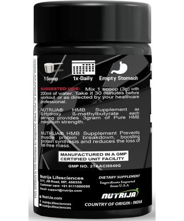 Buy Pure HMB Powder 100 Grams - Beta-Hydroxy Beta-Methylbutyrate | International Shipping Available - Buy Online on GoSupps.com