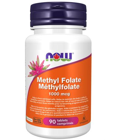 Now Methyl Folate 1000mcg 90tab