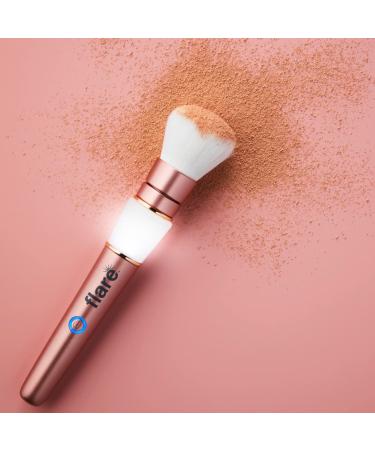 Buy Taste Beauty Flare LED Light-Up Makeup Brush | 3 Interchangeable Heads USB-C Charger & Travel Bag - Perfect for International Shipping - Buy Online on GoSupps.com