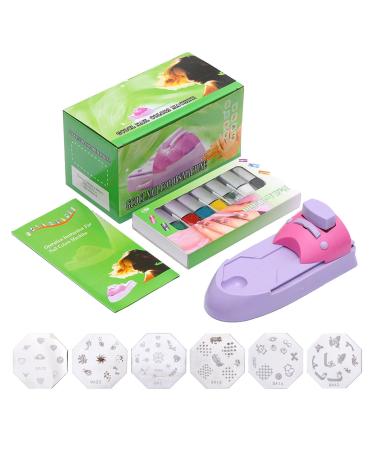 Manicure Printer - Nails Girls Nail Pattern Printer Time-Saving Nail Printer Easily Use for Dating Working Travelling Gathering Wedding