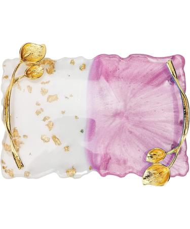  Bamjour Nail Polish Palette Mixed Color Palette for Nail Art Non-Slip Nail Polish Gel Color Display Board Mixing Plate (PINK) - Buy Online on GoSupps.com