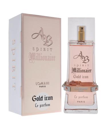 Lomani AB Spirit Millionaire Le Parfum Gold Icon EDP Spray Women 3.3 oz - Buy Online on GoSupps.com
