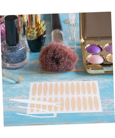 FRCOLOR 1 Set Double Eyelid Sticker Eyelid Lift Strip Lace Eyelid Sticker Eye Lid Lifters Tape Natural Eyelid Sticker Eye Makeup Tape Doublesided Tape Pvc Tape Stickers Woman Makeup Set 3.5x2.4x0.1cm Black - Buy Online on GoSupps.com
