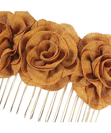 DOITOOL Barrettes for Women Bridal Flower Clip Bridal Barrette Blush Hair Bride - Buy Online on GoSupps.com