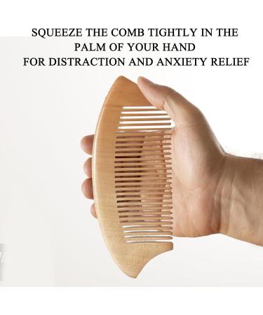 Fychuo Birthing Comb Labour Postpartum Essentials Anxiety Relief Wooden Comb Hospital Bag Maternity Essentials Natural Pain Stress Relief Wood Acupressure Wood C - Buy Online on GoSupps.com