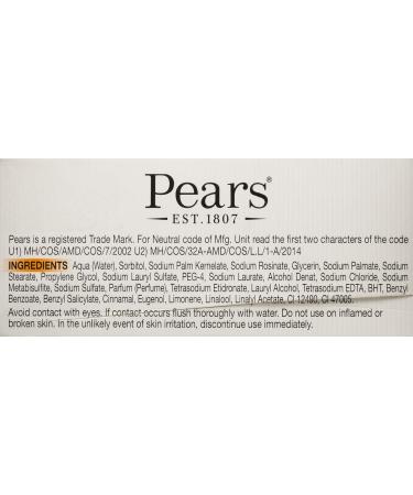 SOAP PEARS TRANSPARENT GENTLE CARE - 125 G - Buy Online on GoSupps.com