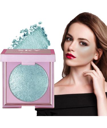 Highlighter Powder 8g Water Resistant Eyelids Highlighting Powder | Long Lasting Highlighting Cosmetics for Face Brow Lips Girls Makeup for All Skin Types #06 - Buy Online on GoSupps.com