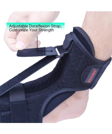 Plantar Fasciitis Night Splint + Bonus Massage Ball for Effective Relief - Buy Online on GoSupps.com