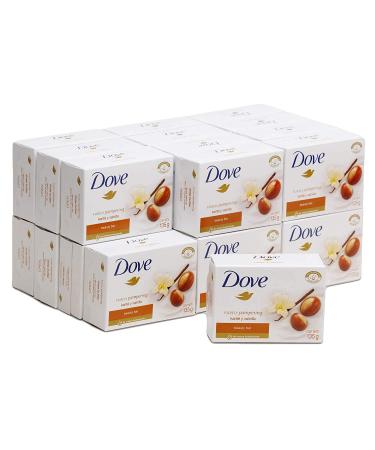 Dove Shea Butter Beauty Bar with Vanilla - 4.75 Oz/135 Gr Vanilla 4.76 Ounce (Pack of 24)