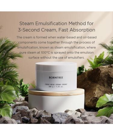 BORNTREE Gold Milk Steam Cream 7.05 oz - Buy Online on GoSupps.com