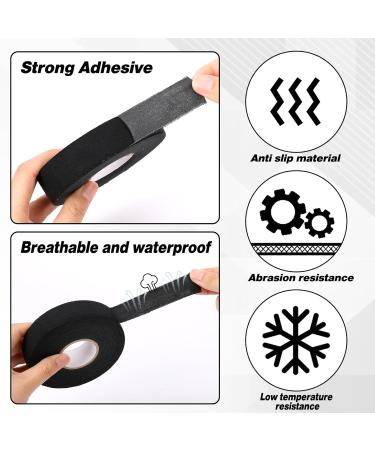 Kalione Non-Slip Hockey Racket Tape - 25m x 25mm Self-Adhesive Handle Band for Badminton Golf and Tennis - Durable Wear-Resistant Black - Buy Online on GoSupps.com