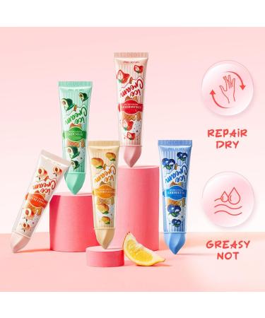 Hand Cream Christmas Set 5 Sticks Mini Fruit Ice Cream Hand CreamSet Hand Cream for Dry Hands Little Things for Advent Calendar Women Small Gifts Advent Calendar Gifts for Women Set - Buy Online on GoSupps.com