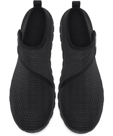 Racqua Water Shoes - Men's Women's Barefoot Quick Dry Aqua Shoes - Size 11.5 Women/10.5 Men - HD134 Black - Buy Online on GoSupps.com
