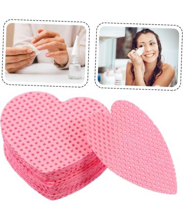 FOMIYES 400 Sheets Eyelash Cleaning Pads Nail Dip Powder Remover Nail Polish Remover Heart Shaped Nail Wipes Cotton Nail Wipes Lash Remover Nail Polish Pads Gel Remover Pads - Buy Online on GoSupps.com