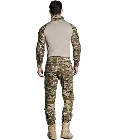 SINAIRSOFT US Army Camo BDU Uniform Set with Knee Pads - Tactical Combat Apparel - Buy Online on GoSupps.com